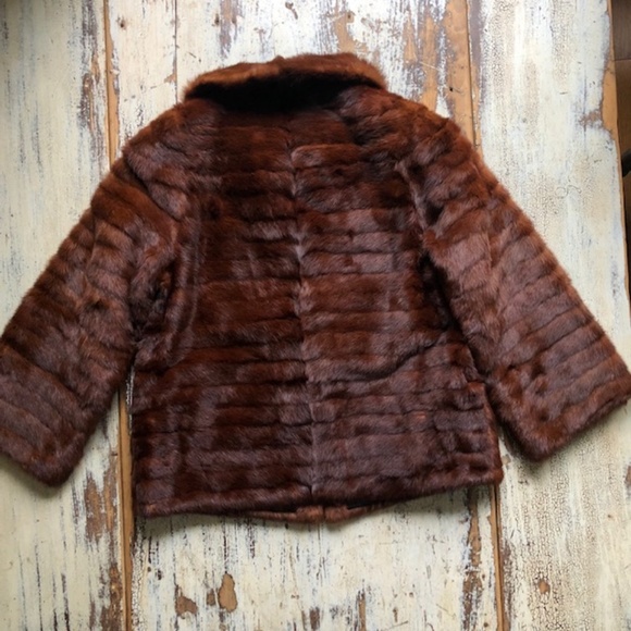 VINTAGE Fox Real Fur Coat in Excellent Condition Size S/M - Picture 10 of 10